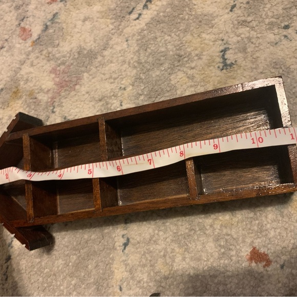 2 Vintage Wood House Shaped Trinket Knick Knack Display Shelf Miniatures - Picture 9 of 10